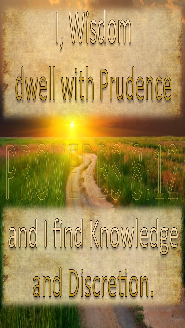 Proverbs 8:12 Wisdom Dwells With Prudence (beige)